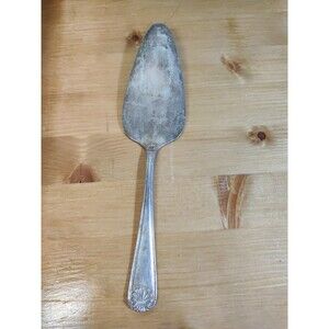 Vtg Towle MFG Co Aesthetic Movement Silver Plate 10" Serving Pie Cake Server